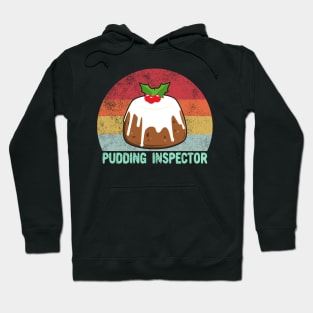 Retro Christmas Figgy Pudding Inspector Hoodie